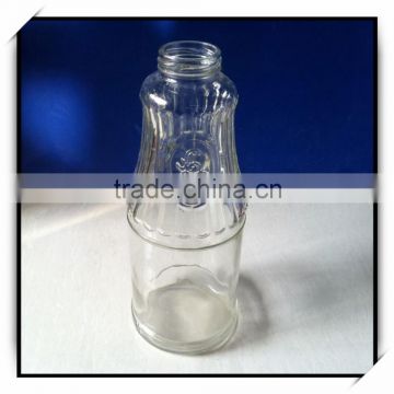 1000ml glass juice bottles with customer logo and lid