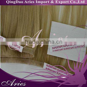 10A grade top quality remy human hair pu skin weft