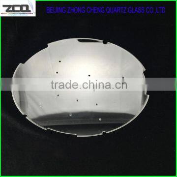 Quartz glass parts with holes