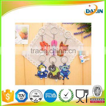 Hot selling Eco-friendly silicone key chain