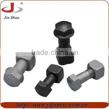 excavator track bolt and nut