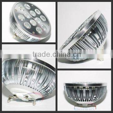 led fresnel spot light130lm/w 12w ar111 led spot light
