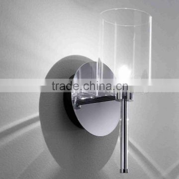 simple modern wall lamp transparent glass battle wall socket