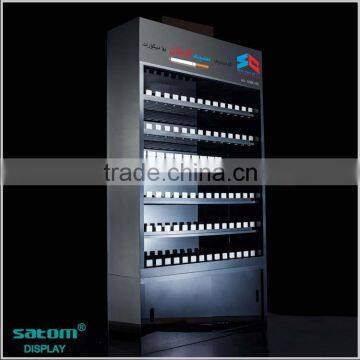 6-Tier Built-in Light Cigarette Rack Suppliers With High Definition Brand Logo