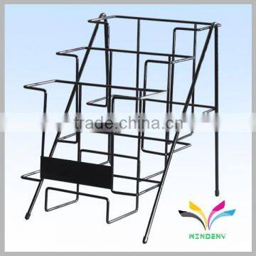 Factory Supply OEM Design shop desk metal wire brochure display racks