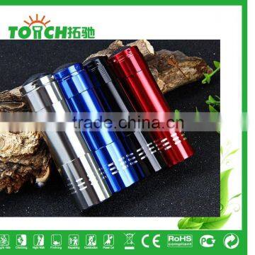 9 LED Flashlight Mini LED Flashlight Promotion Gift AAA Battery photo-2