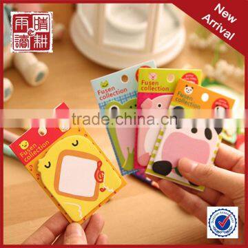 cute panda shape cutting memo pad