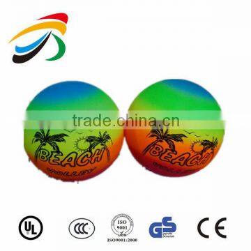 inflatable PVC volleyball rainbow beach ball party ball for fun