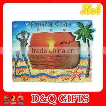 Dominican Republic Resin Photo Frames With Sexy Lady Carved in Intaglio photo-2