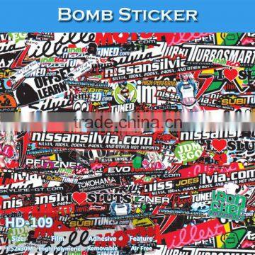 HD-109 CARLIKE Trade Assurance Car Wrapping Vinyl Sticker Bomb