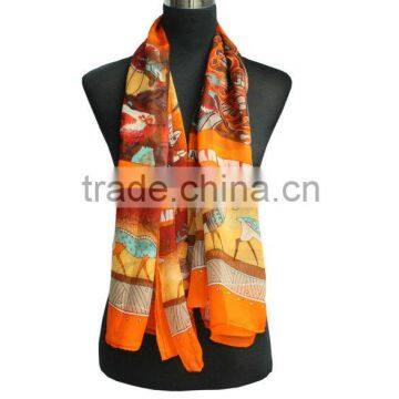 Silk scarf / Fashion scarf / Silk shawl