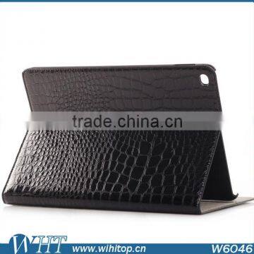 Fashionable Crocodile Grain Design Flip Cover Case for iPad Air 2 (2014 version) PU Leather