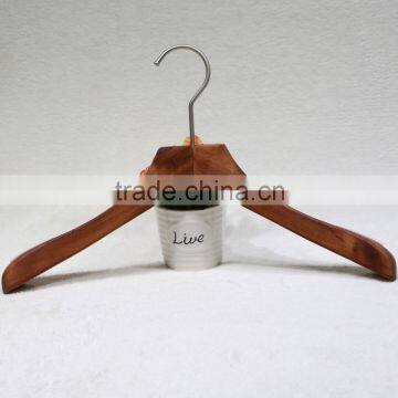 Antique Solid wooden coat hanger with Square Bar