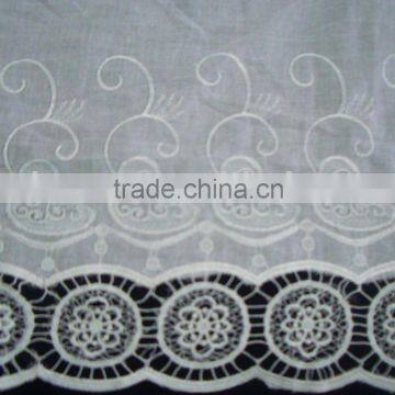100% Cotton Voile Embroidery Fabric