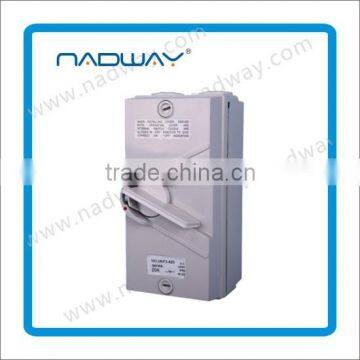 Weatherproof isolating switches Nadway