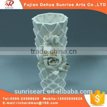 Large size glazed ceramic vase home decoration