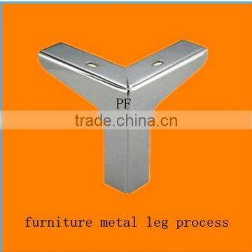 Metal chrome triangle furniture sofa leg