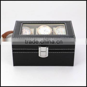 Top Grade PU Leather Watch bo Special Packing bo Display bo 3 Watch bo Factory Direct Sales photo-2