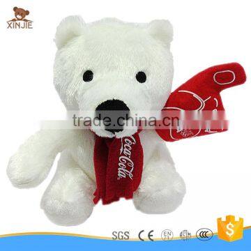 customize new style plush cola bear toy good quality white polar bear plush toy                        
                                                Quality Choice