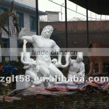 2014 Outdoor exhibition decoration equipment of fiberglass statue