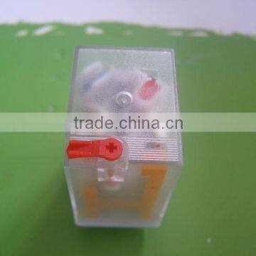 kontron 14/8/11 pin with lamp and push button general purpose relay
