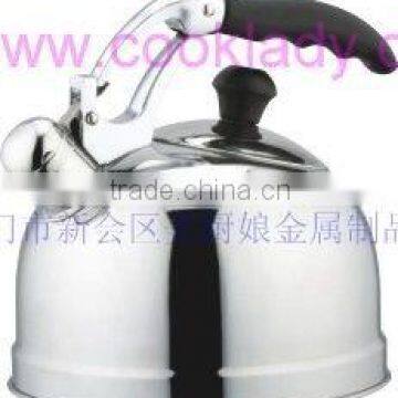 stainless steel(metal) whistling kettle(water kettle, kettle ,cookware )