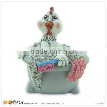 New Products 2017 Rooster Chinese Zodiac Animals Figurines