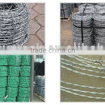 galvanized barbed wire