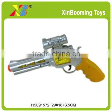 Plastic pistol gun sounds gun Kid toy