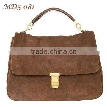 Foldable Grind arenaceous sheepskin Hobo Bags.fashionable leather bags for women