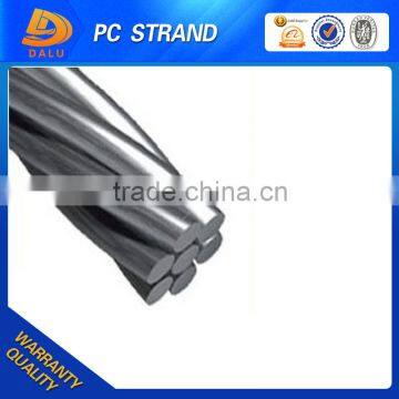 Post-tension galvanized pc steel strand wire from china supplier wholesale