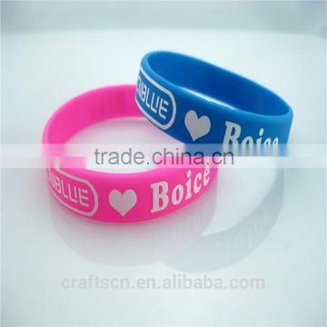 export glow in the dark silicone wristband