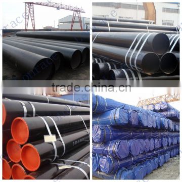 ASTM A53 GRB ERW welded steel tube black varnishing