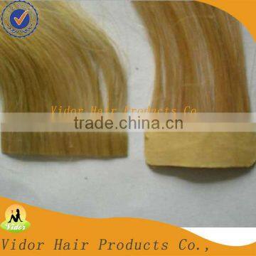 Double Side European Hair Skin Wefts/Tapes Hair Extension