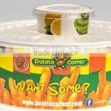 disposable salad paper bowl food packaging