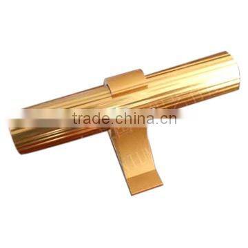 golden anodized aluminum profiles