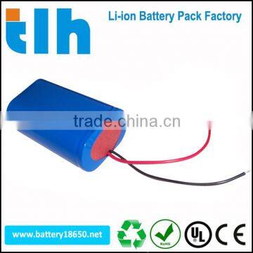 18650 battery 7.4V 2200mAh li-ion battery pack with PCB