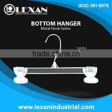 6210 - 10" Plastic Hanger with Metal Hook for Bottoms, Pants, Skirts, Shorts (Philippines)