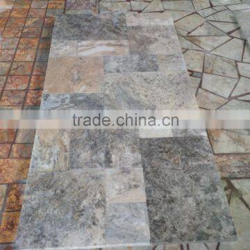 Silver Travertine Tiles From Turkey