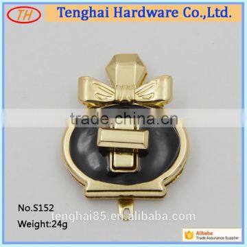 Wholesale handbag hardware fashion bag lock , bag accessories ,twist lock