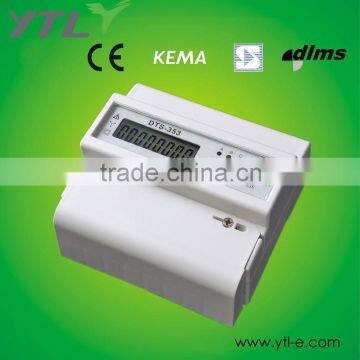 three phase DIN Rail electricity meter