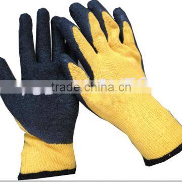 10 Gauge 5 yarns latex coated gloves