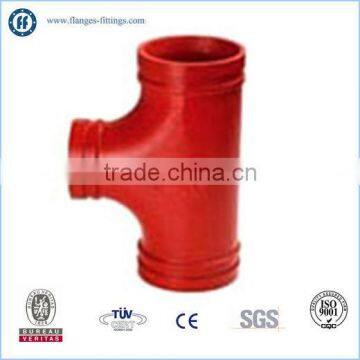 T type reducing tee pipe fitting