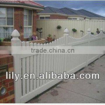 pvc picket fence