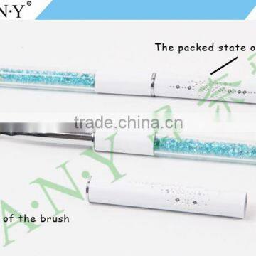 ANY Nail Art UV Gel Nails Beauty Care Crystal Oval Nail Brush for Gel Nails