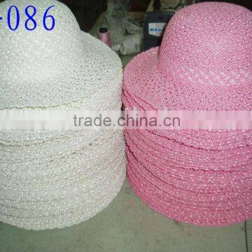 twisted paper straw hat