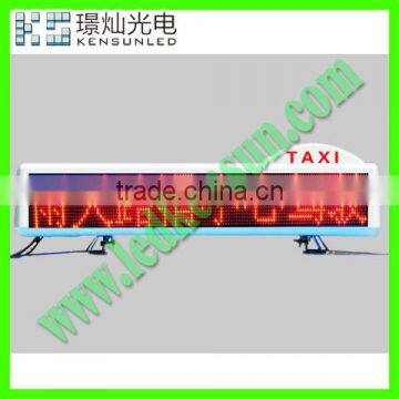 high definition car/taxi top led sign P10 1R led screen