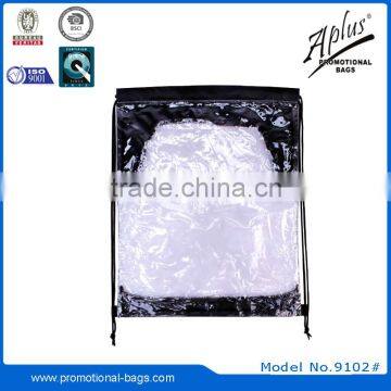 Custom Cheap Transparent PVC Beach Drawstring Bag Gift Ideas photo-4
