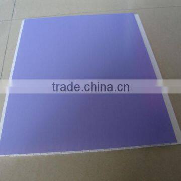 Purple design pvc panel use as ceiling or wall decoration