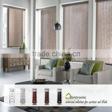 Bintronic Taiwan Motorized Electric Vertical Blinds Motorized Vertical Blinds Sun Shade Track Shade